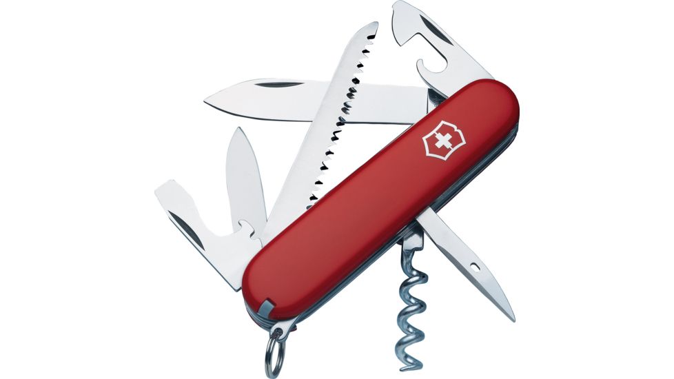 Victorinox Knives - Camper Swiss Army Red Knife 53301