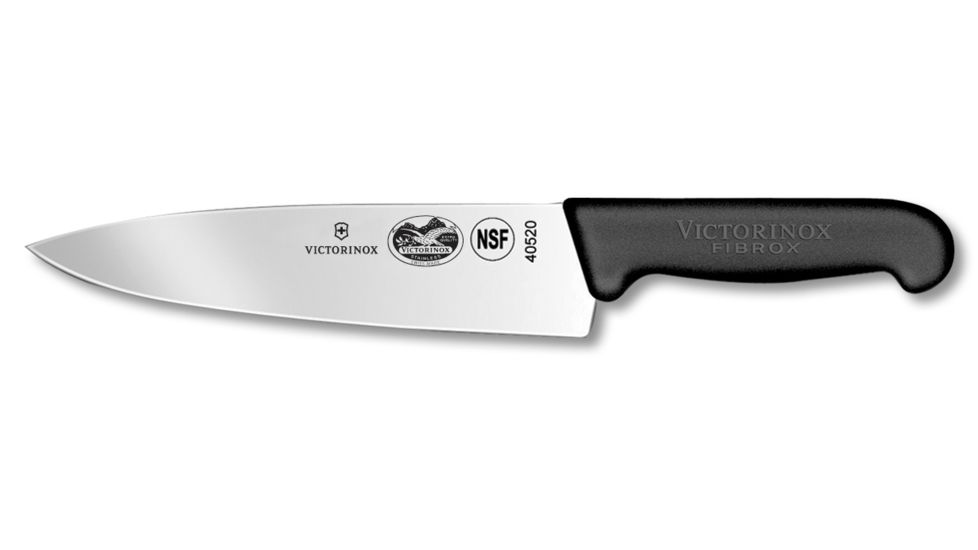 Victorinox Chefs 8in. Blade 2in. at Black Fibrox HDL Bulk 40520