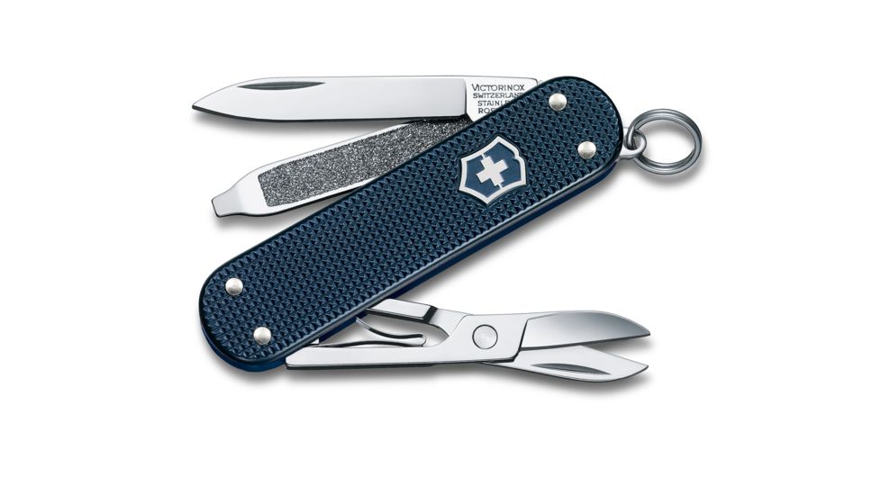 Victorinox Classic SD Alox Special Edition 2015 Knife, Steel Blue, SMALL 0.6221.L15US2