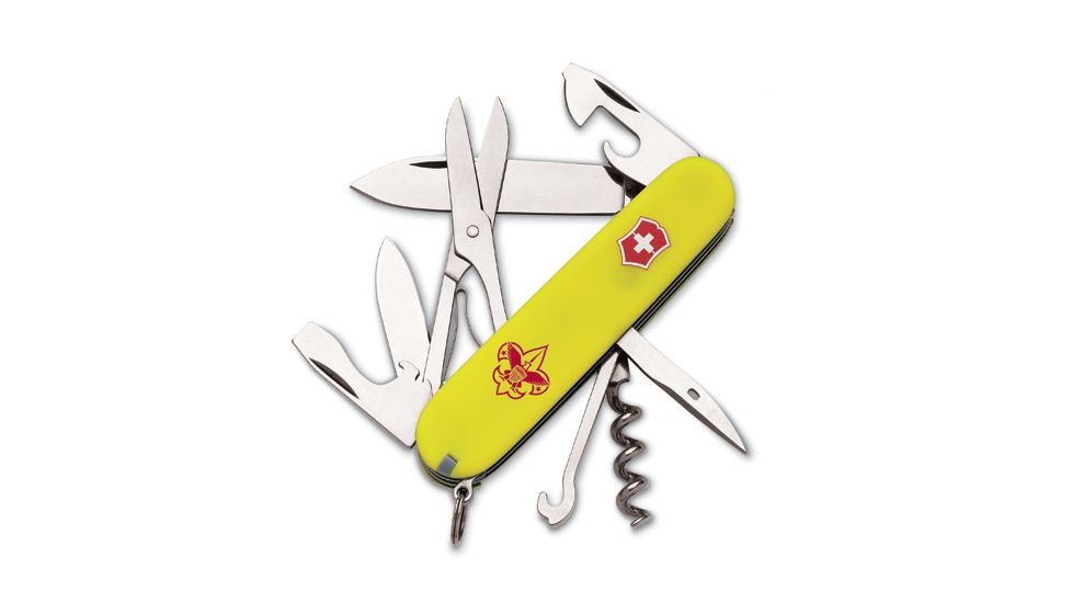 Victorinox Climber Boy Scout Swiss Army Knife Stayglow 53389