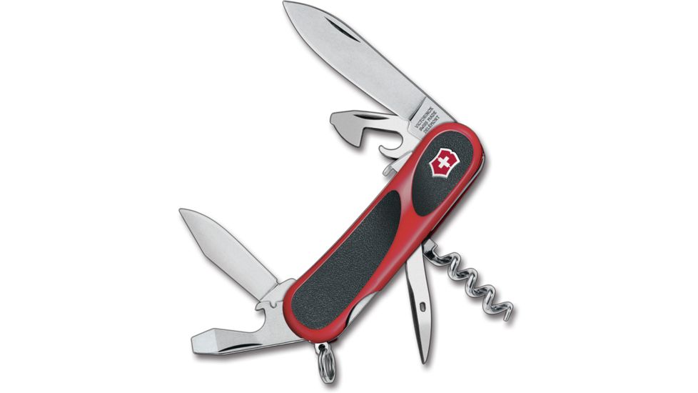 Victorinox EvoGrip S101 Swiss Army Knife, Red &amp; Black, 2.5in. 2.3603.SCUS2