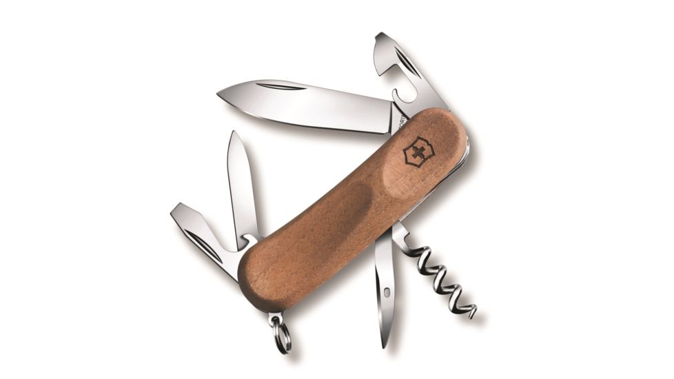 Victorinox EvoWood 10 Swiss Army Knife, Walnut, SMALL 2.3801.63US2