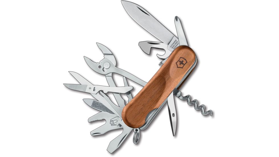 Victorinox EvoWood S557 Swiss Army Knife, Wood, 2.5in 2.5221.S63-X1