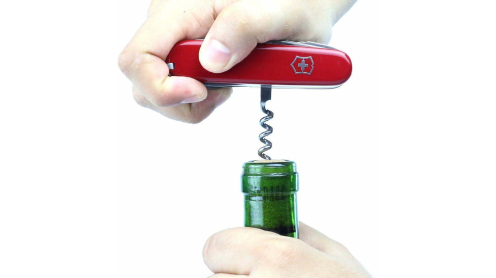 Victorinox Explorer Swiss Army Knife w/ Pouch, Red, 1.6703-X3