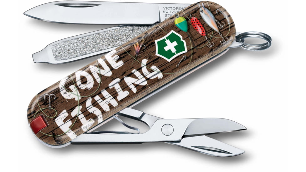 Victorinox Gone Fishing Swiss Army Pocket Knife, 0.6223.L2005