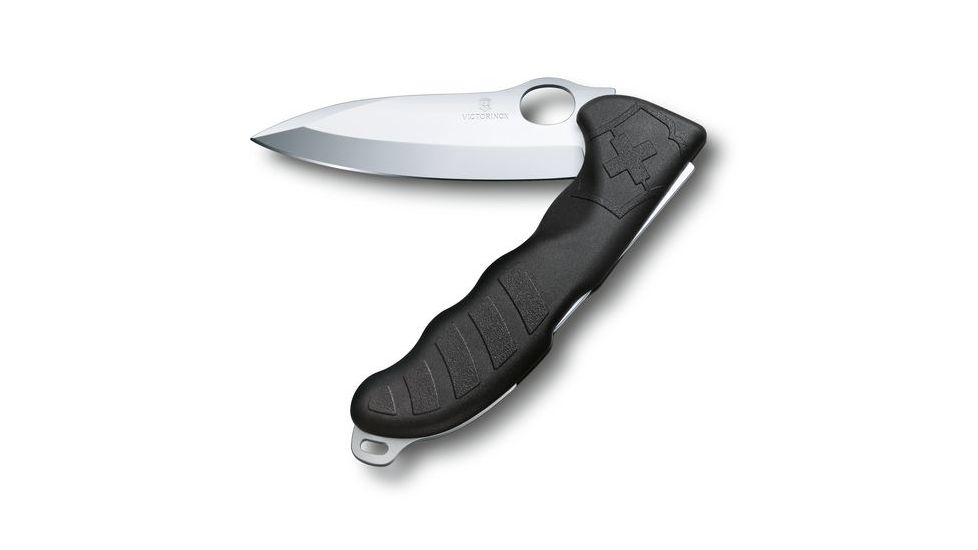 Victorinox Hunter Pro M with Pouch One-Hand Lock Blade, Black, 130mm 0.9411.M3