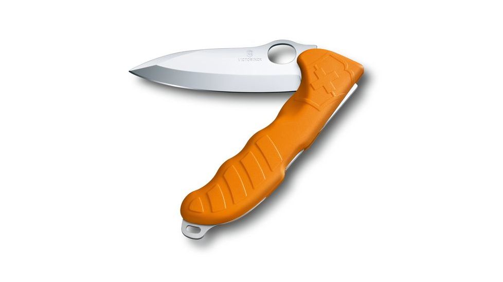 Victorinox Hunter Pro M with Pouch One-Hand Lock Blade, Orange, 130mm 0.9411.M9