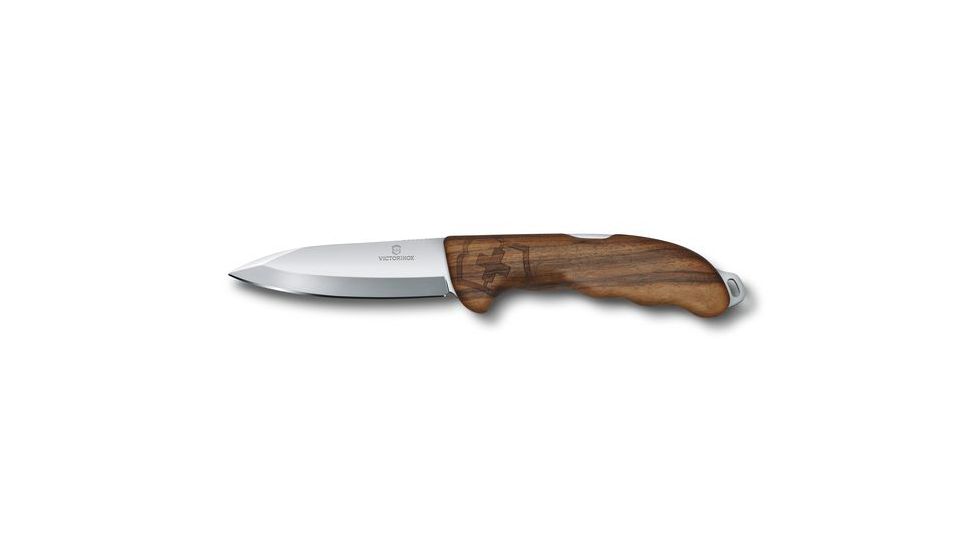 Victorinox Hunter Pro with Pouch One-Hand Lock Blade, Wood, 130mm 0.9411.63
