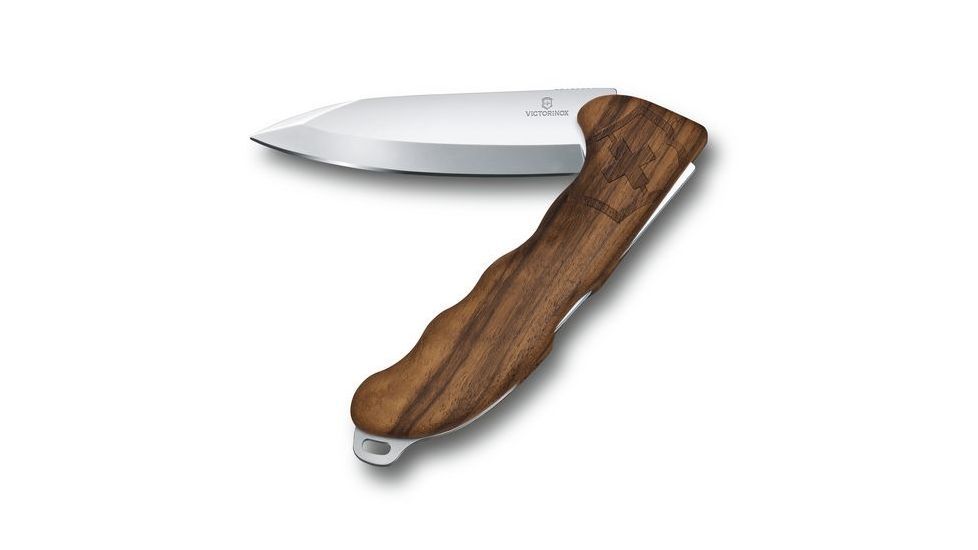 Victorinox Hunter Pro with Pouch One-Hand Lock Blade, Wood, 130mm 0.9411.63