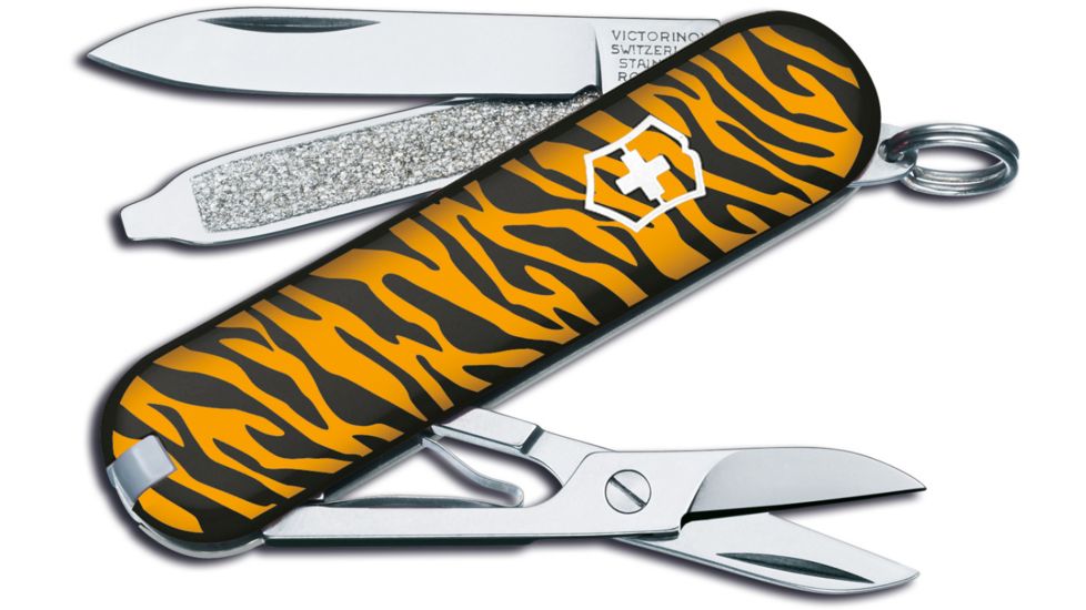 Victorinox Classic SD Swiss Army Knife, Tiger 56224