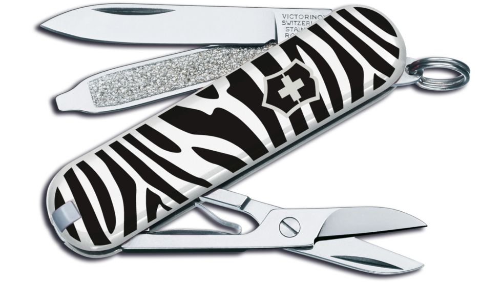 Victorinox Classic SD Swiss Army Knife, Zebra 56225