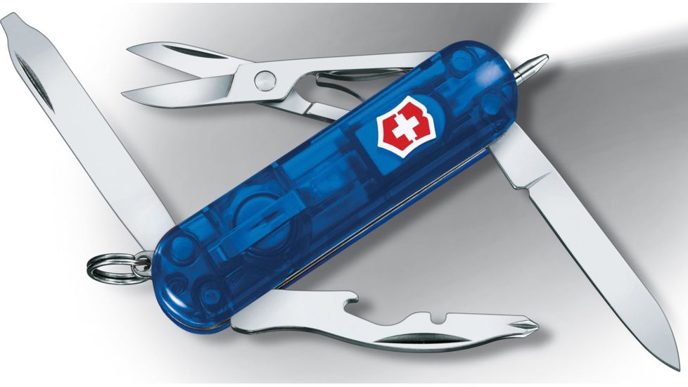 Victorinox Midnite Manager White Light Swiss Army Knife Sapphire 53757