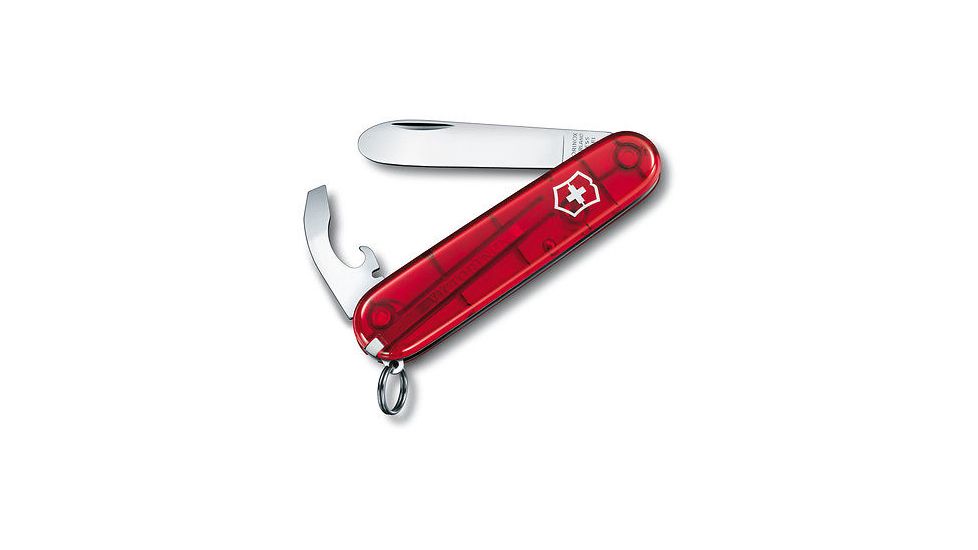 Victorinox My First Knife-Translucent Red