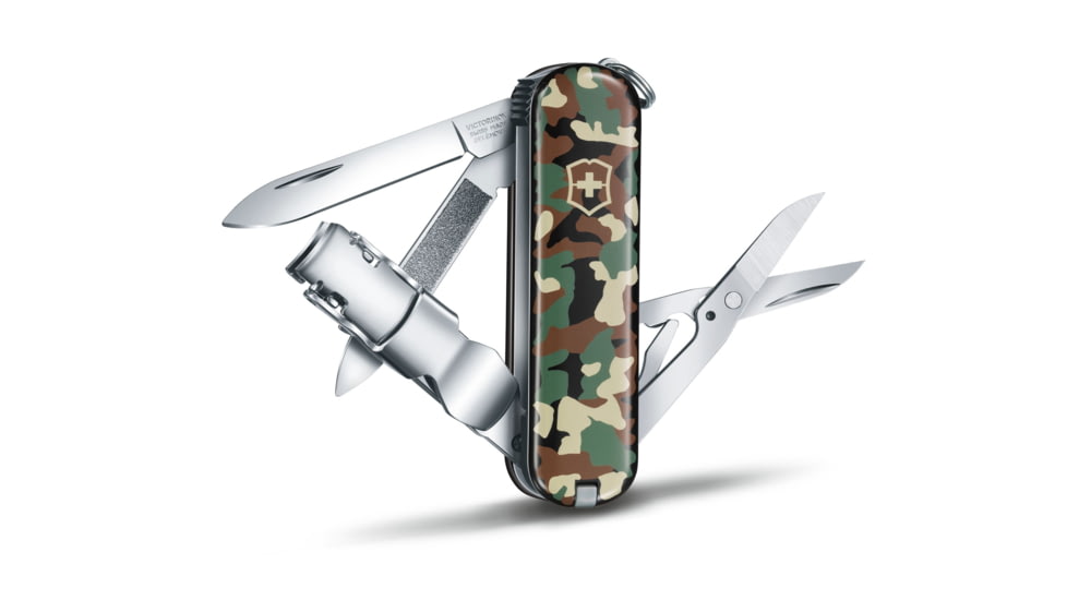 Victorinox Nail Clipper 580 Pocket Swiss Knife, Camo, 58mm, 0.6463.94-X1