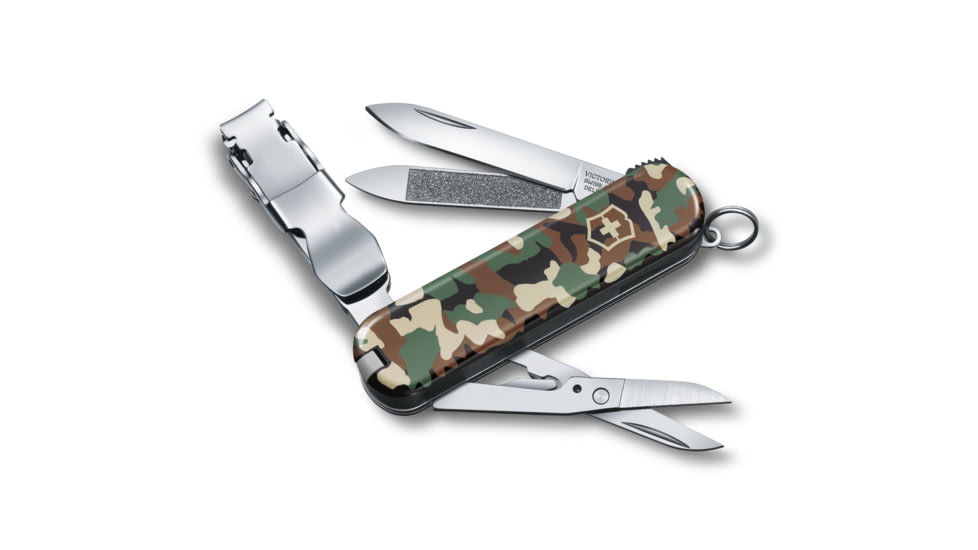 Victorinox Nail Clipper 580 Pocket Swiss Knife, Camo, 58mm, 0.6463.94-X1