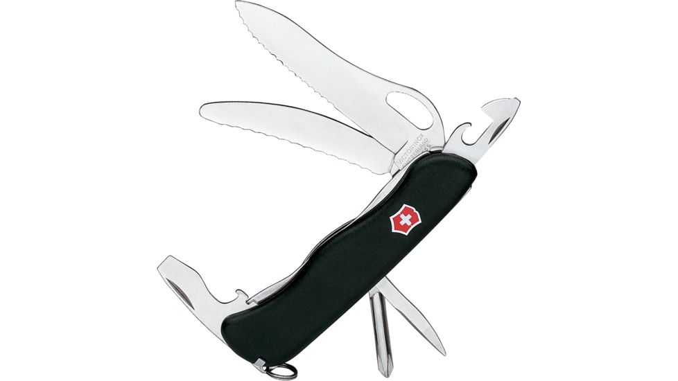 Victorinox One-Hand Parachutist Swiss Army Knife Black 54869