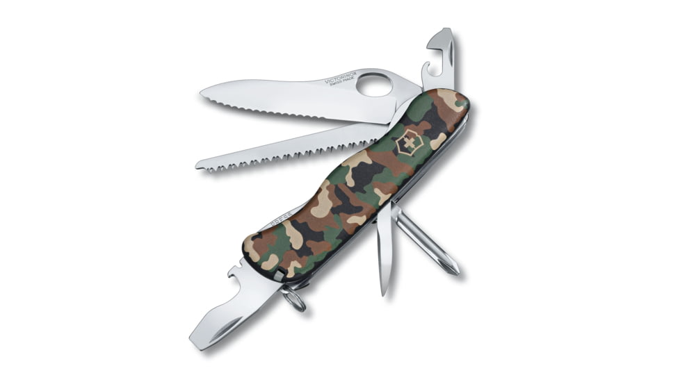 Victorinox One-Hand Trekker Swiss Army Knives, Camo, 111mm, 0.8463.MW94-X1