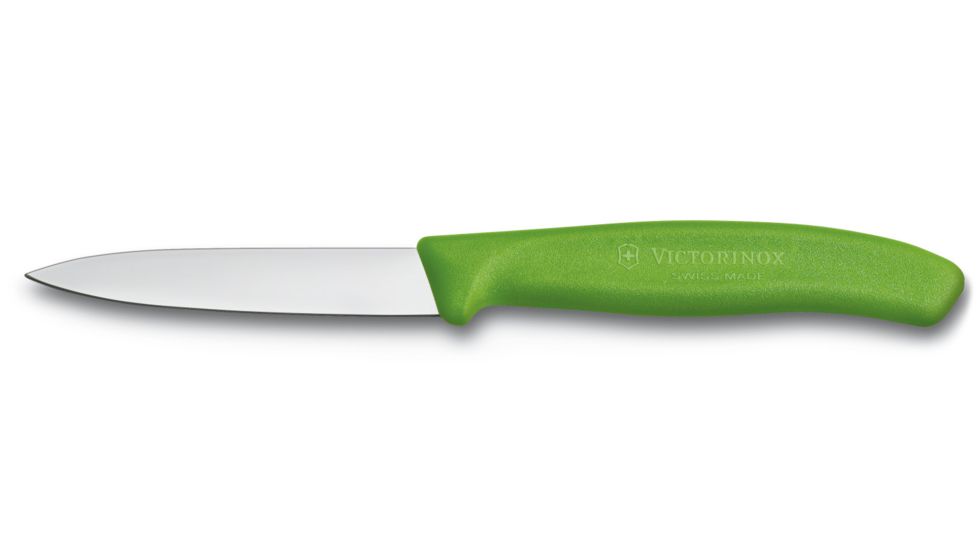 Victorinox Paring 3.25in. STR Spear Point Bulk Green 6.7606.L114