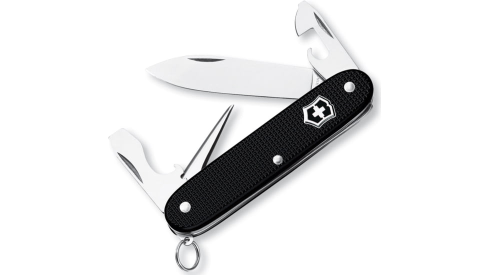 Victorinox Pioneer Swiss Army Knife Black Alox Ribbed 0.8201.23R-X1