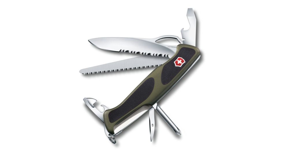 Victorinox Ranger Grip 178 Multi-Tool, Green / Black, 130mm 0.9663.MWC4US1