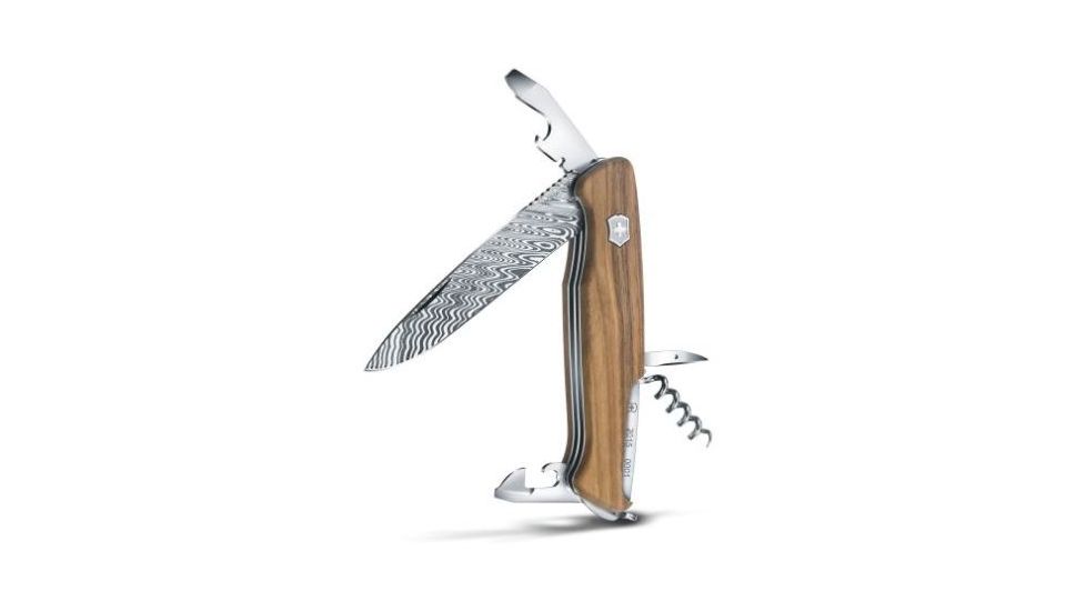 Victorinox Rangerwood Damascus Knife, Walnut, SMALL 0.9551.J15