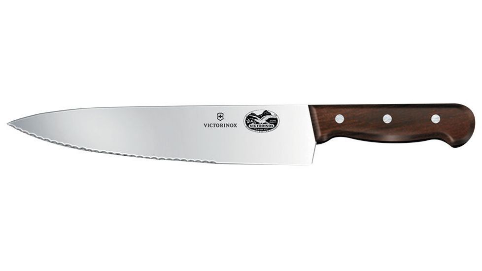Victorinox Sandwich 10in. Wavy SE 2.25in. at Rosewood Handle Clam 47023