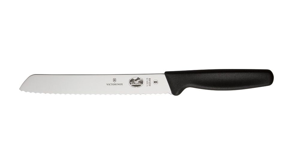 Victorinox Serrated Bread Knife, Blakc Handle VN40548