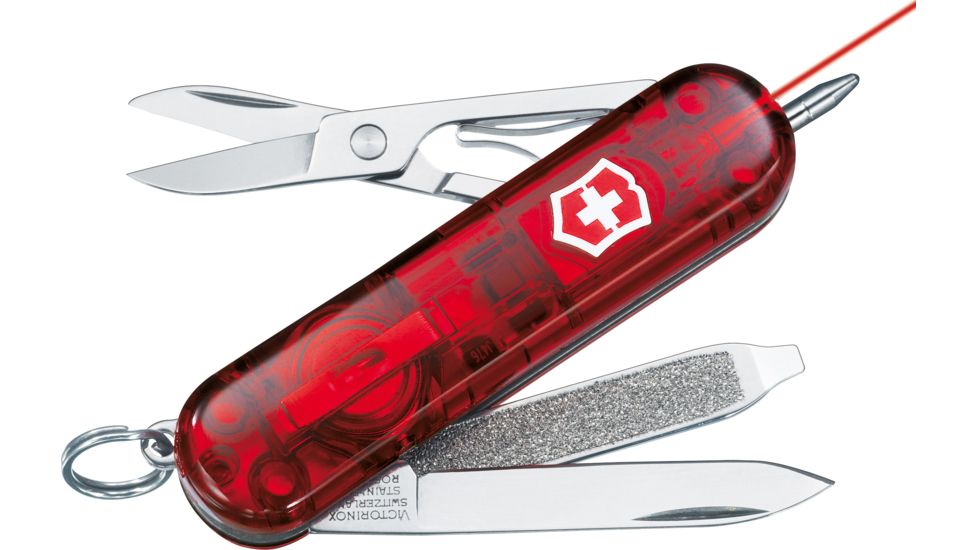 Victorinox Signature Laser Swiss Army Knife Ruby 59590