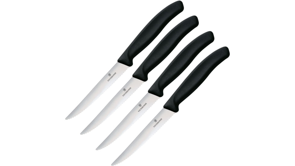 Victorinox Steak Knife Set 4pc Black