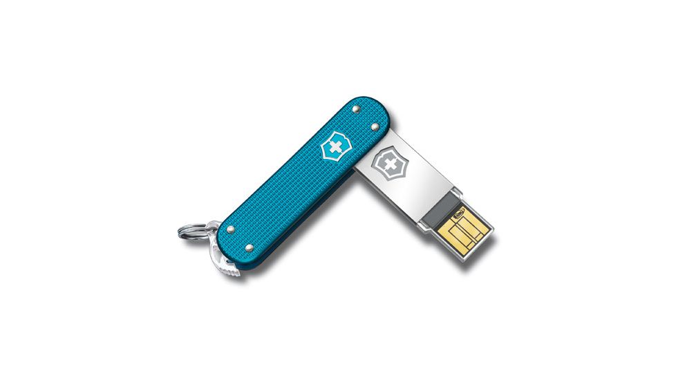 Victorinox Swiss Army 4 6171 22g4 Victorinox Slim Flight 4 Gb Blue Alox