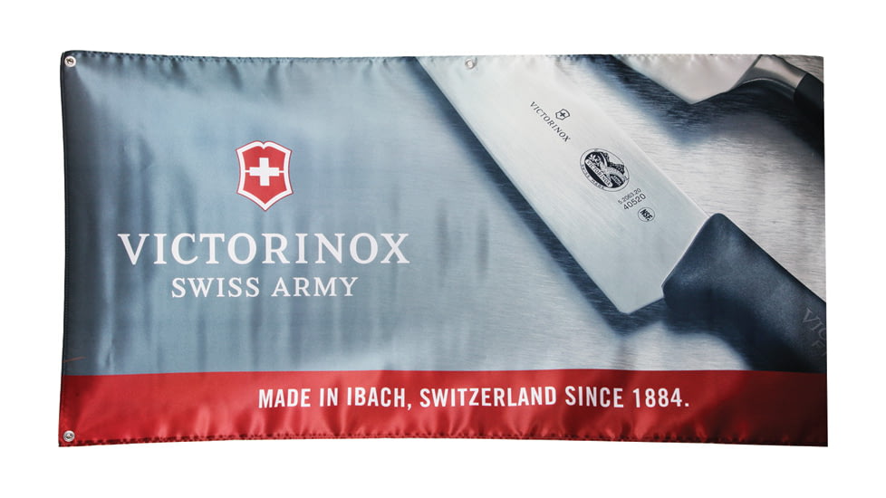 Victorinox Swiss Army Banner, Measures 53 1/2 W x 26 1/8 H, VNVRCS11009