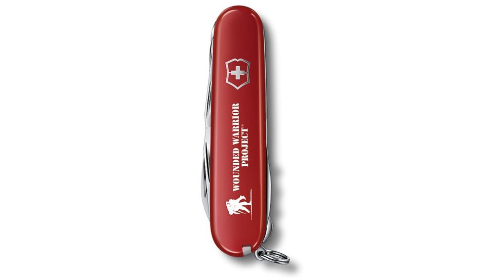 Victorinox Swiss Army Fieldmaster w/ Wounded Warrior Project Logo, Red, 91MM 55074.US2