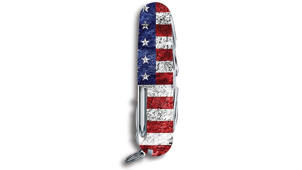 Victorinox Swiss Army Fieldmaster w/ Wounded Warrior Project Logo, Red, White, Blue, 91MM 55075.US2
