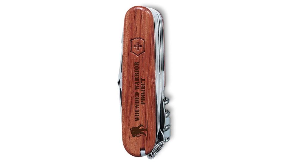 Victorinox Swiss Army SwissChamp w/ Laser Engraved Wounded Warrior Project Logo, Brown, 91MM 55076.US2
