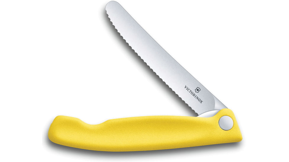 Victorinox Swiss Classic Paring Yellow Folding Knife, Yellow polypropylene handle, 6.7836.F8B