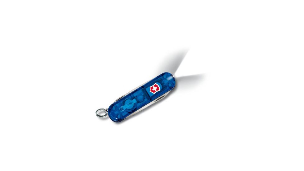 Victorinox SwissLite Pocket Knife - Swiss Army Red Knife Swiss Army Ruby Knife, Colors Victorinox SwissLite Pocket Knife - White Light Swiss Army Knife Sapphire