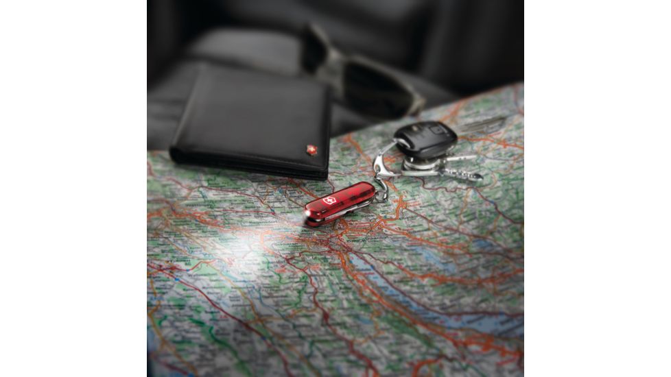 Victorinox SwissLite Pocket Knife - Swiss Army Red Knife Swiss Army Ruby Knife, Colors Victorinox SwissLite Pocket Knife - White Light Swiss Army Knife Red