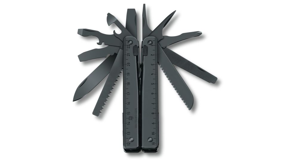 Victorinox SwissTool BS Multi Tool with Nylon Pouch, Black, 115mm 3.0323.3CN-X1