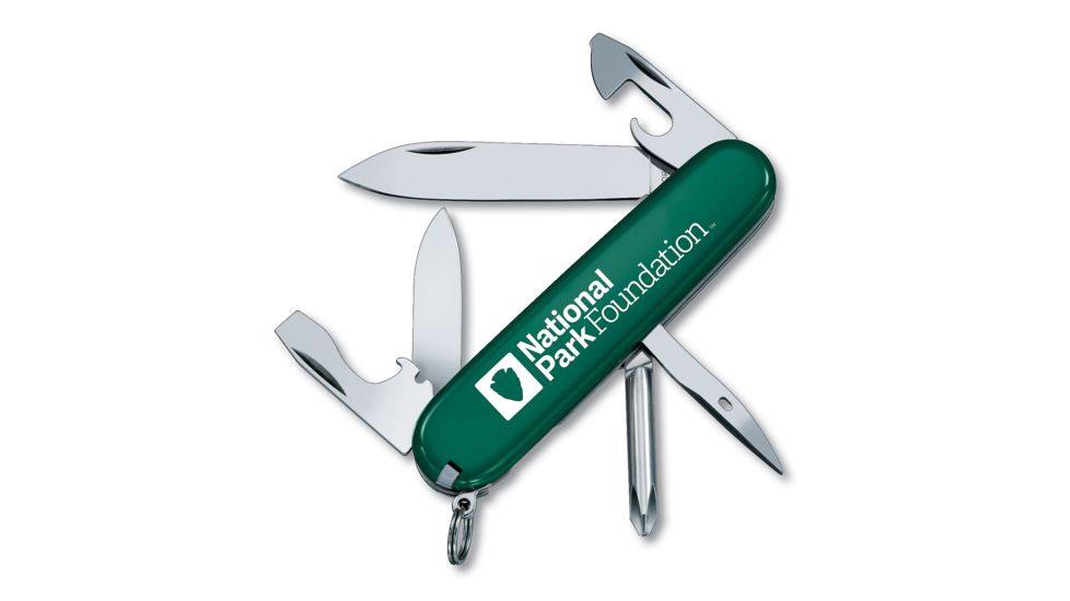 Victorinox Tinker Swiss Army Knife w/ NPF Logo, Green, 55354