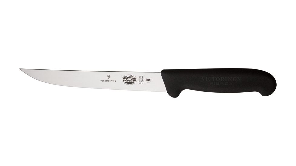 Victorinox Utility Knife, 7in. Blade, black Fibrox Handle VN40616