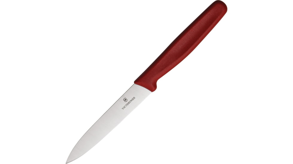 Victorinox Utility Knife Red, 4 satin finish stainless blade, Red polypropylene handle, 6.7701