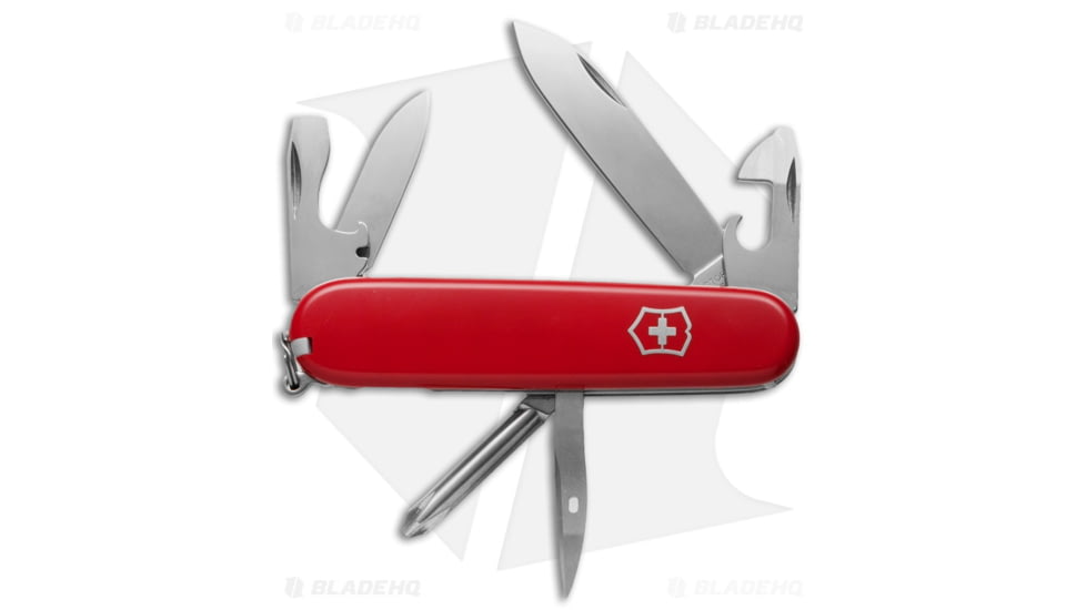 Victorinox Tinker Pocket Swiss Army Multi-Tool, Red Handle, Red/Gray, 3.58 inch, BHQ-2087