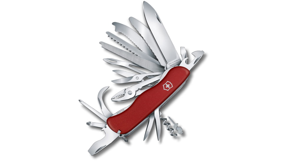 Victorinox Work Champ Red XL Folding Knife, 4.4 closed, Red ABS handle, 0.8564.XL-X1