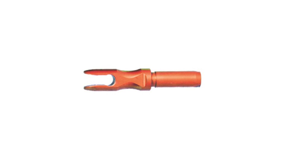 Victory Aluminum V Nock, .166 Orange 12 pk. ACVN166OR-12