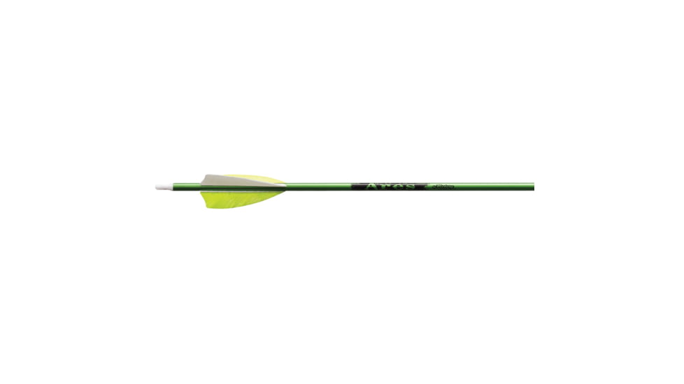 Victory Ares Youth Arrows, Green, 3 pack, 1006245