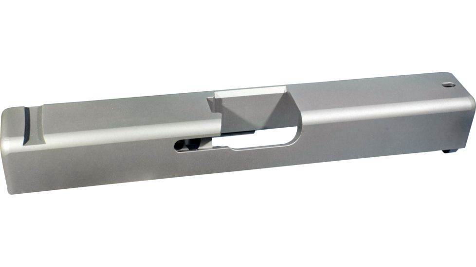 Victory First Glock 17 Gen 1-3 Featureless Pisol Slide, Stainless Steel, Medium, VIC-SLD-G19-03-BLK