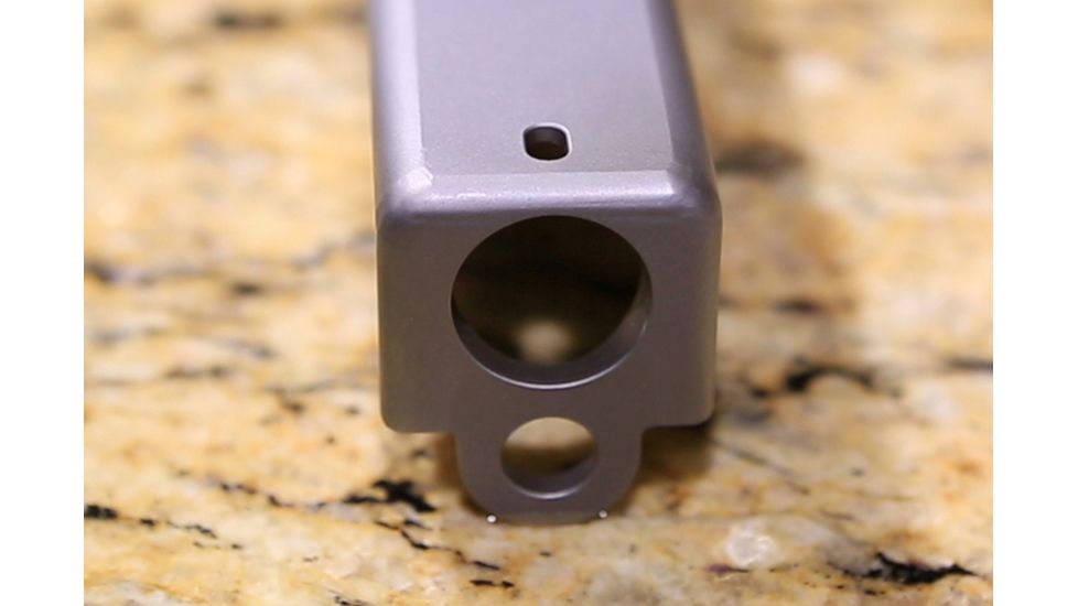 Victory First Glock 19 Gen 1-3 Featureless Pisol Slide, Stainless Steel, Medium, VIC-SLD-G17-03-BLK