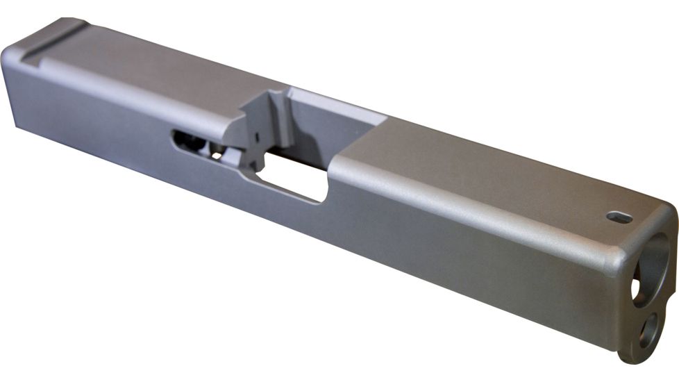 Victory First Glock 19 Gen 1-3 Featureless Pisol Slide, Stainless Steel, Medium, VIC-SLD-G17-03-BLK