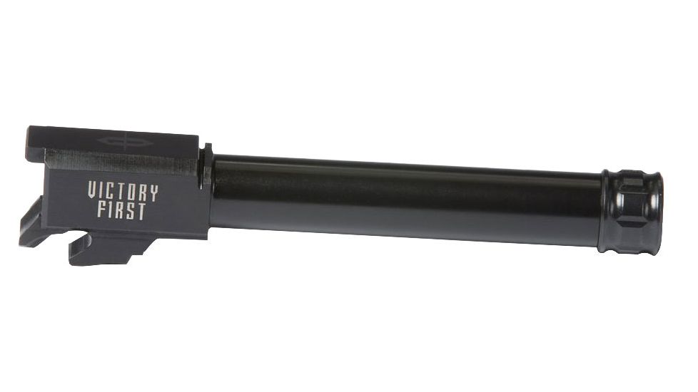 Victory First Glock 19 Gen 5 Threaded Barrel w/Thread Protector, Black Nitride, G1905TB