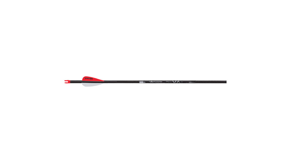 Victory Rival X Arrows, .003, 350 Spine, Pack of 6, Black, RVLX-350FA-6